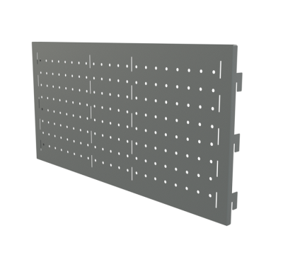 Перфорированная панель Титан GS 596х160 серебристая
